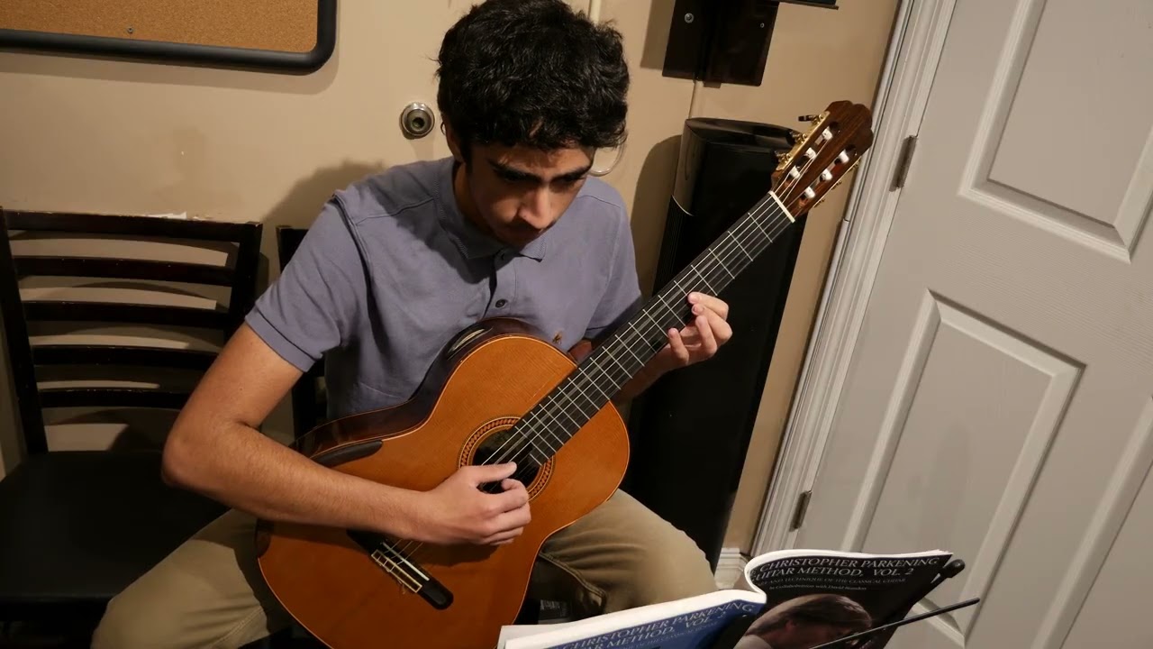 Aditya Bagga plays Tarantella - Arranged by Christopher Parkening