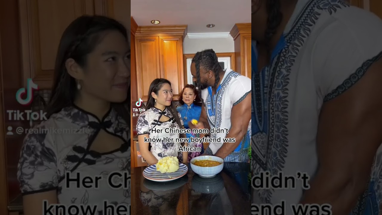 Her Chinese mom didn&rsquo;t know her new boyfriend was African #shorts #viralvideo #viralshorts