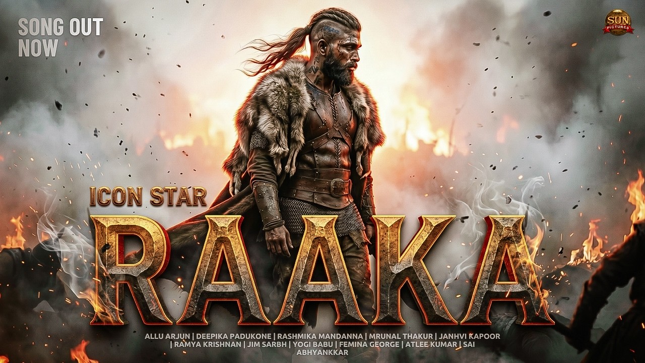 RAAKA - He's Coming (Official Video) | Allu Arjun | Atlee | Sai Abhyankkar | Official Video 2026