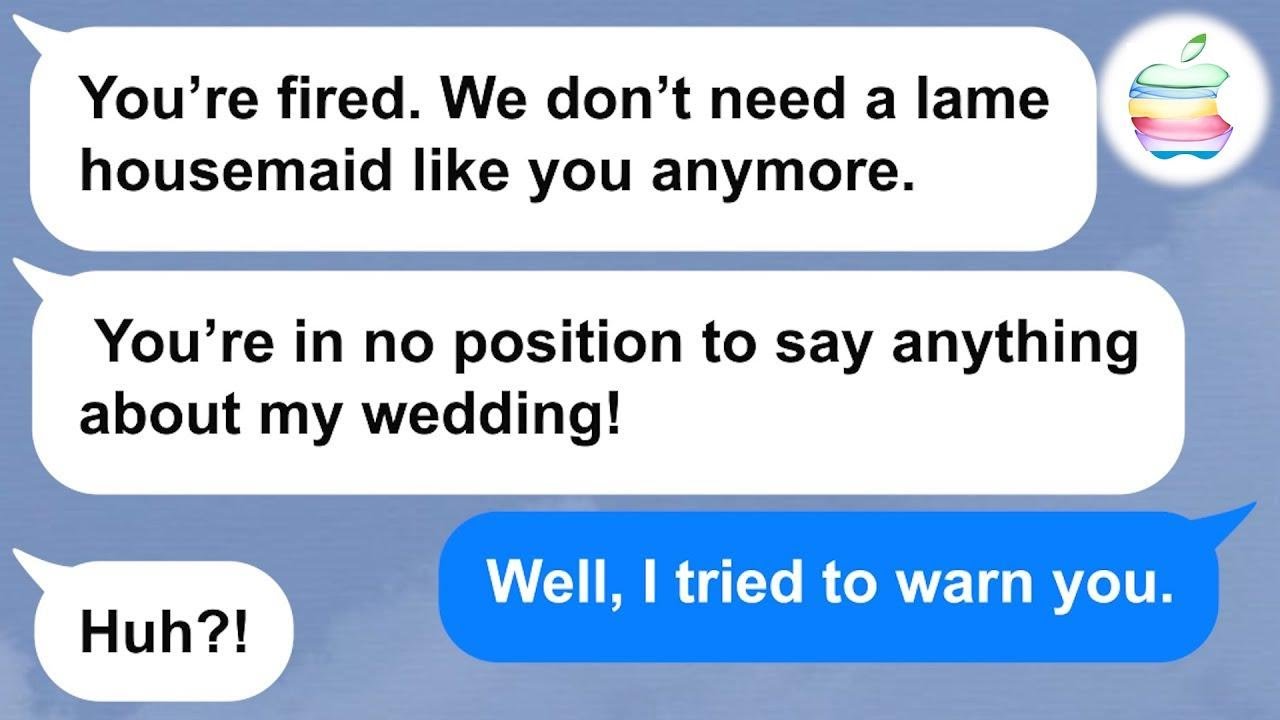 【Apple】My spoiled stepdaughter doesn't invite me to her wedding but comes crying to me when...