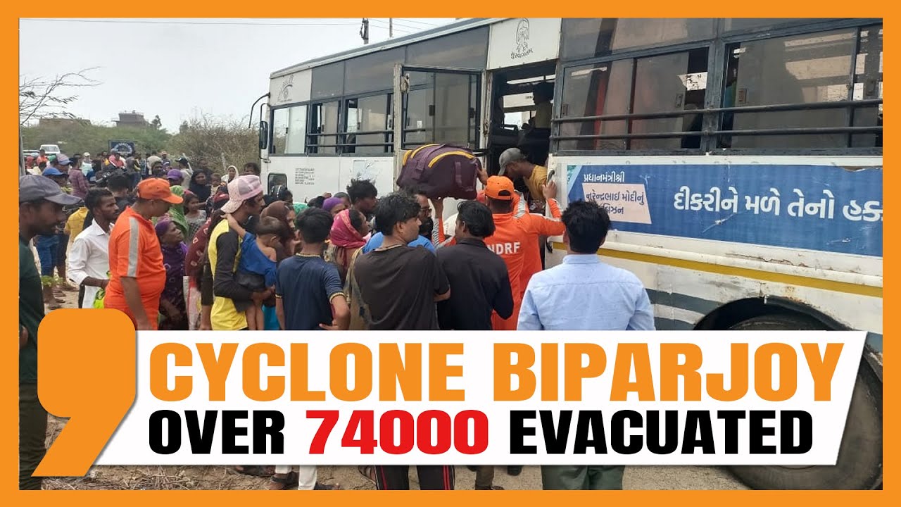 Cyclone Biparjoy | High waves crash against shops near the shore in Mumbai  News9