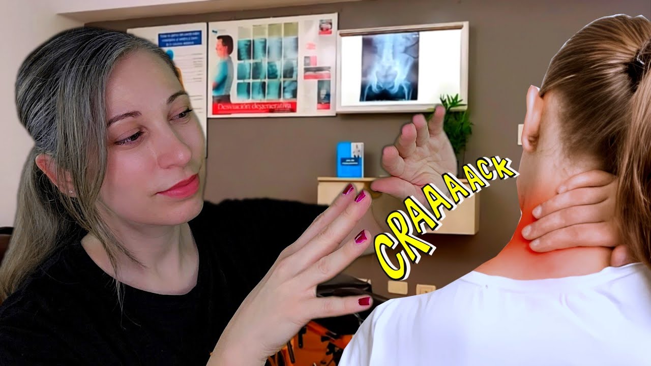 Clinica ASMR | Ajuste Quiropráctico Realista | CRUJIDOS | Roleplay médico