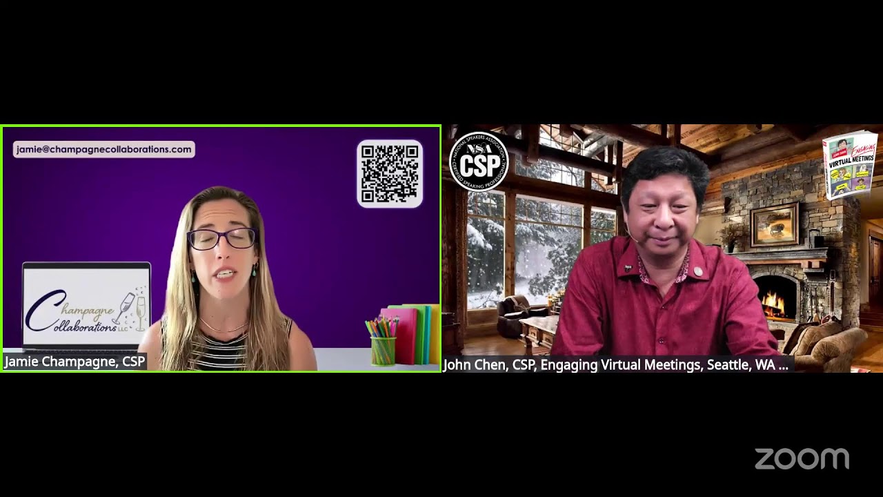Engaging Virtual Meetings Podcast ft. Jamie Champagne