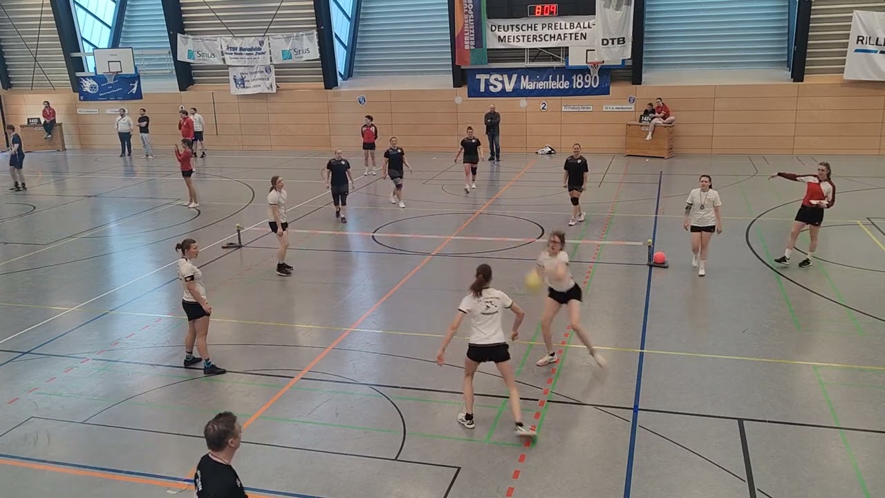 Deutsche Prellball Meisterschaft 2025 Berlin - Frauen - TV Freiburg-Herdern VS TV F.A. Altenbochum