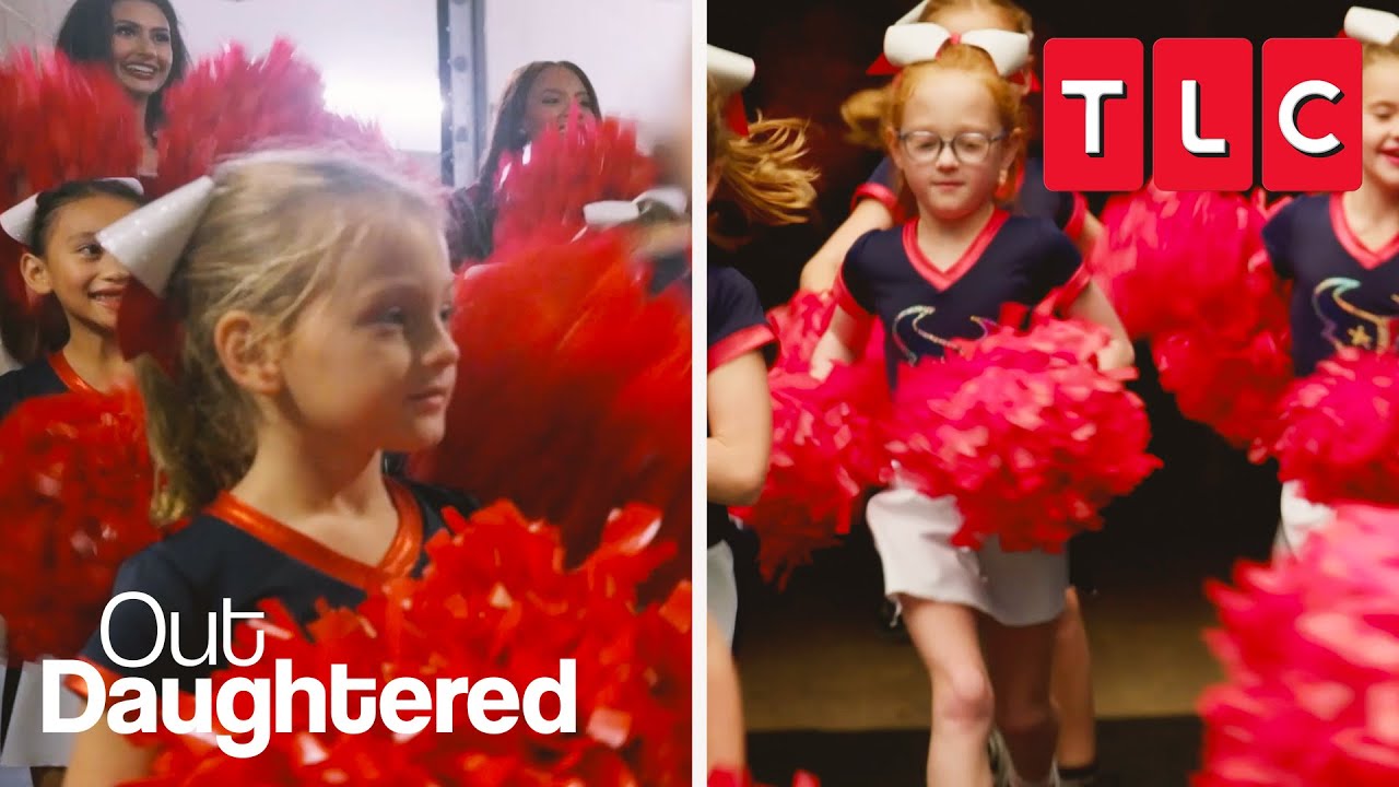The Quints Try Jr. Cheerleading | OutDaughtered | TLC