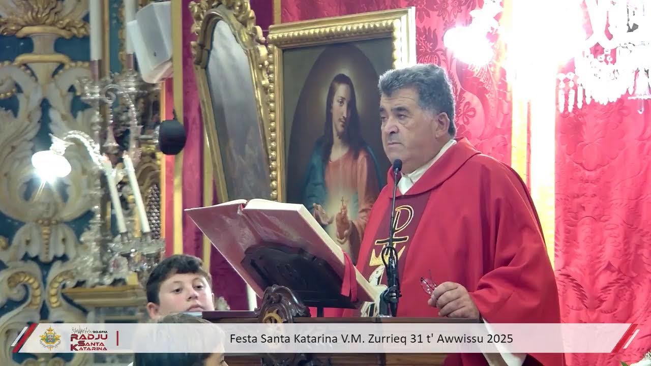 Quddiesa Live mill-Parroċċa ta’ Santa Katarina V.M. Żurrieq – 31 ta Awissu 2025