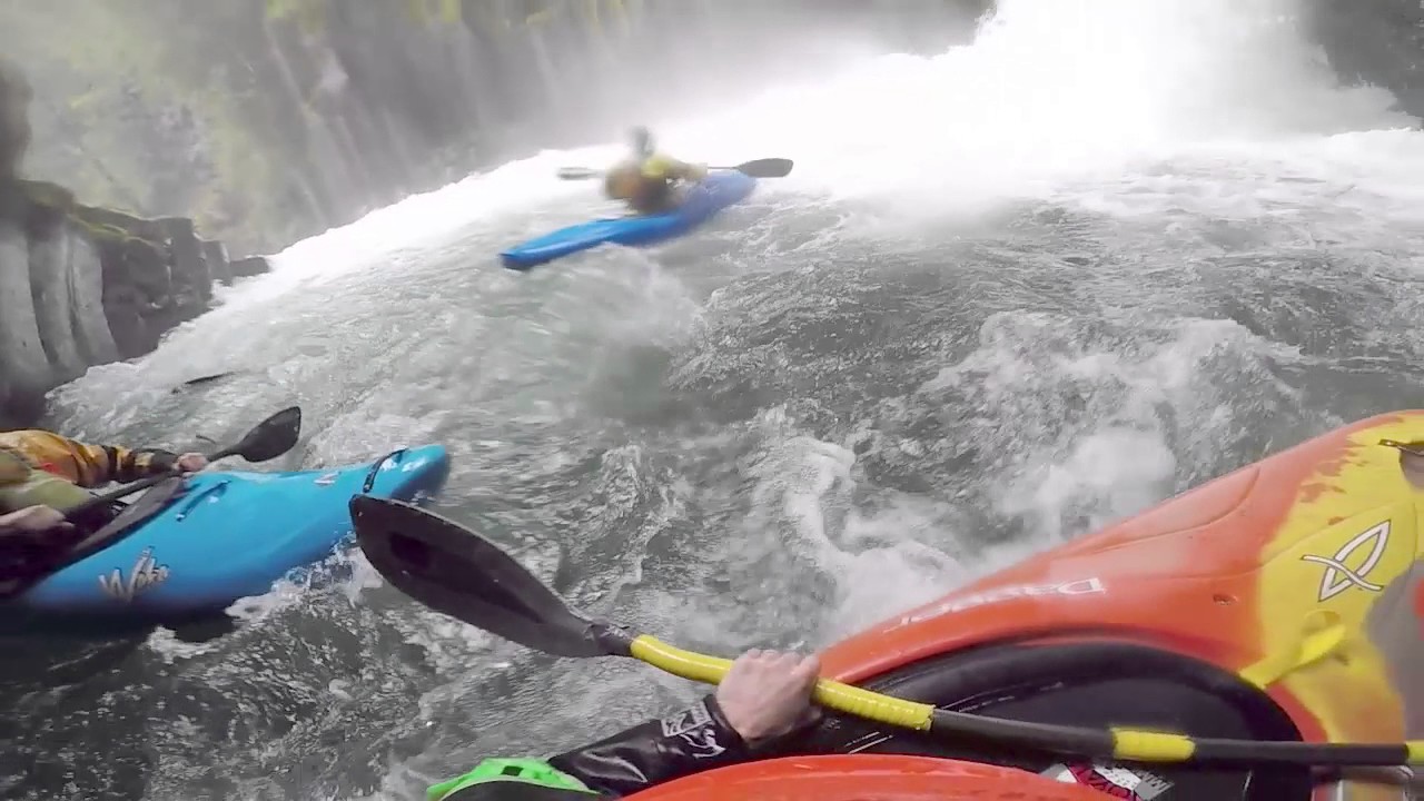 Kayaking Tokatee Falls