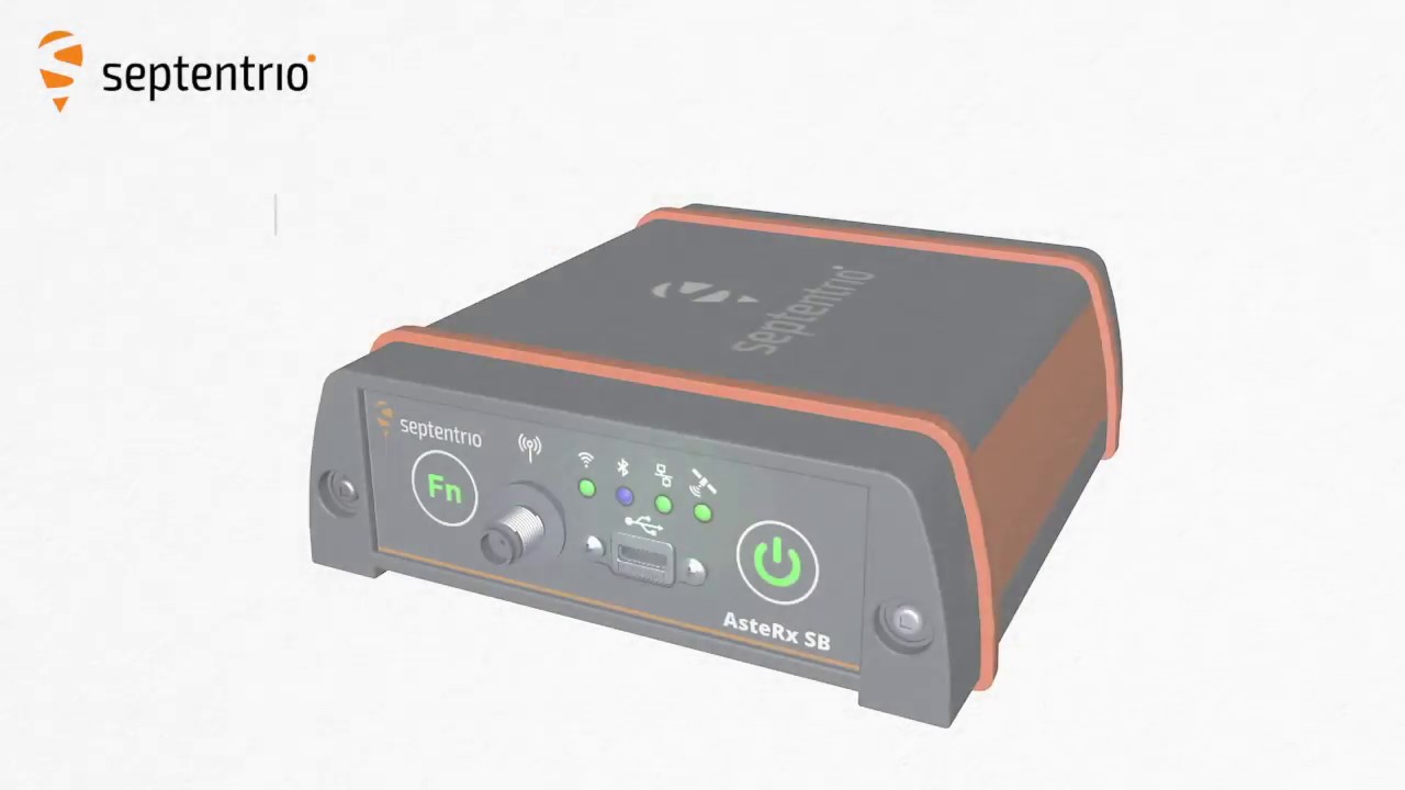 Accurate GPS receiver, AsteRx SB, ideal for machine control and robotics