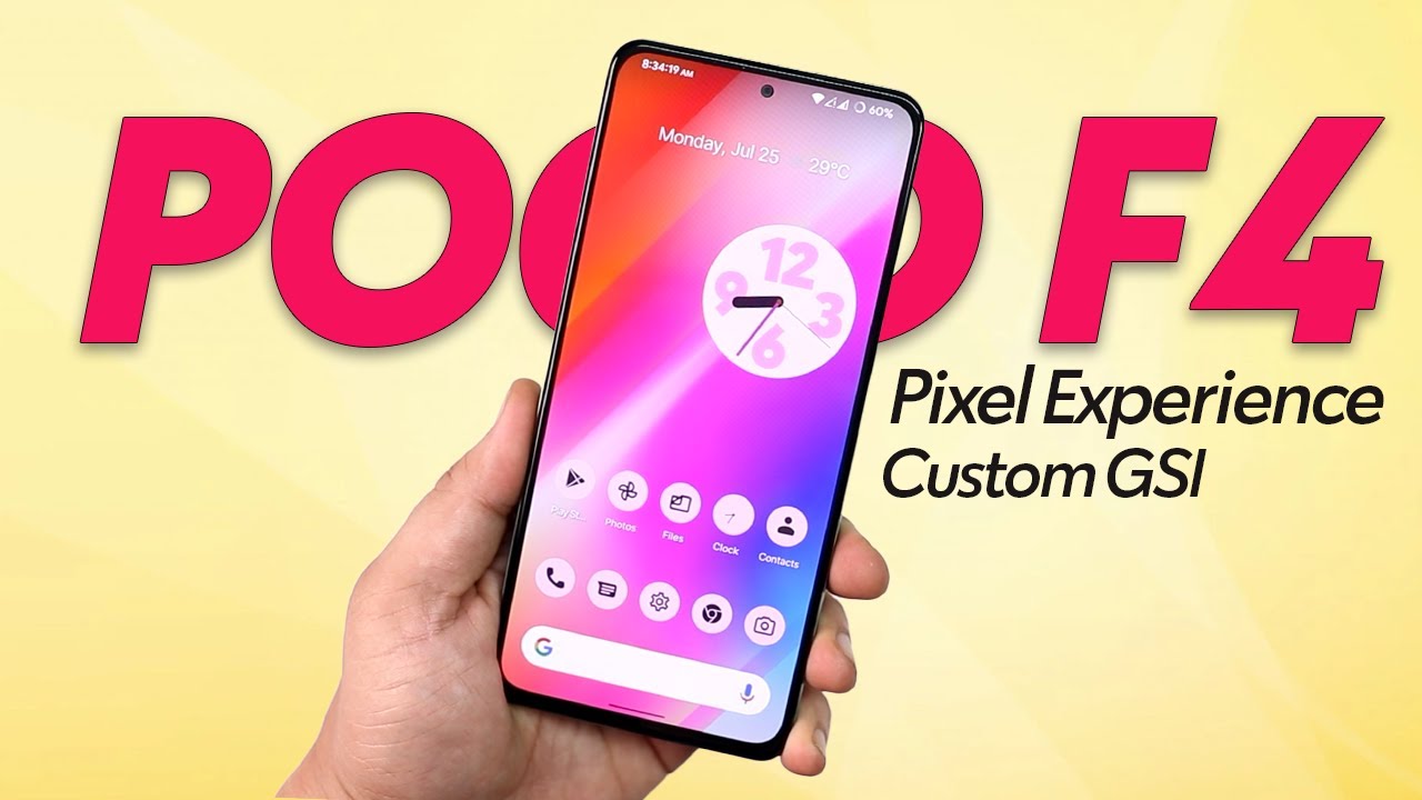 Flash POCO F4 Android 12 PIXEL EXPERIENCE Custom GSI, Safety Net Pass Unlimited Photos Backup & More