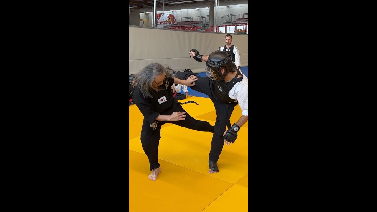 Sparring Kick/Punch Combo Series #9 - Leg Kick Counter by HwaRangDo&reg; GM Taejoon Lee