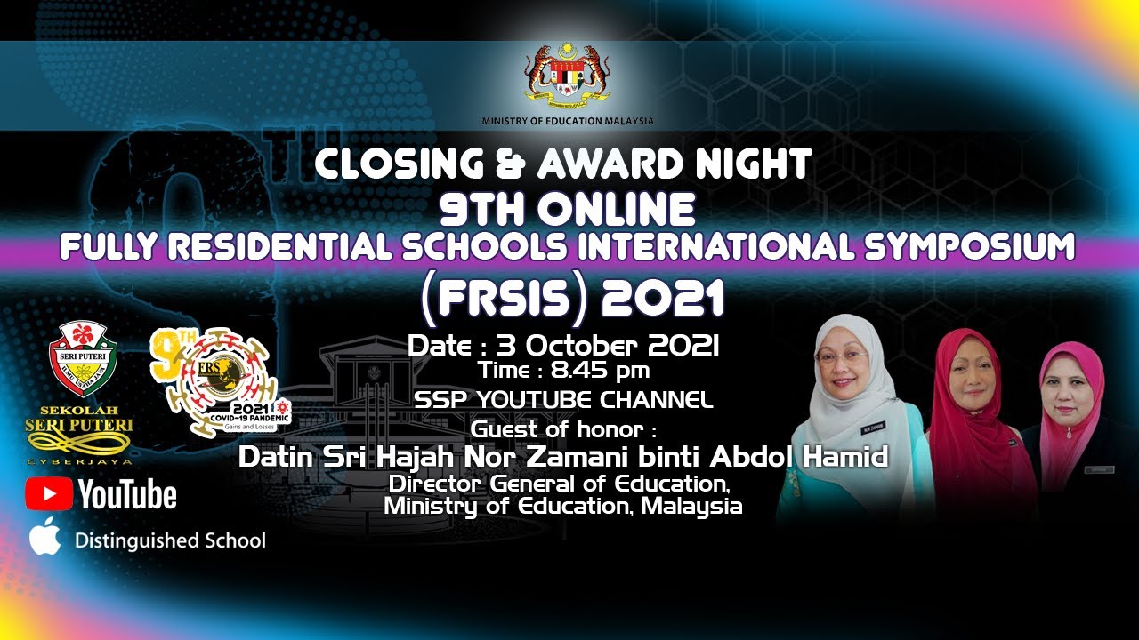 FRSIS 2021 : CLOSING & AWARD NIGHT