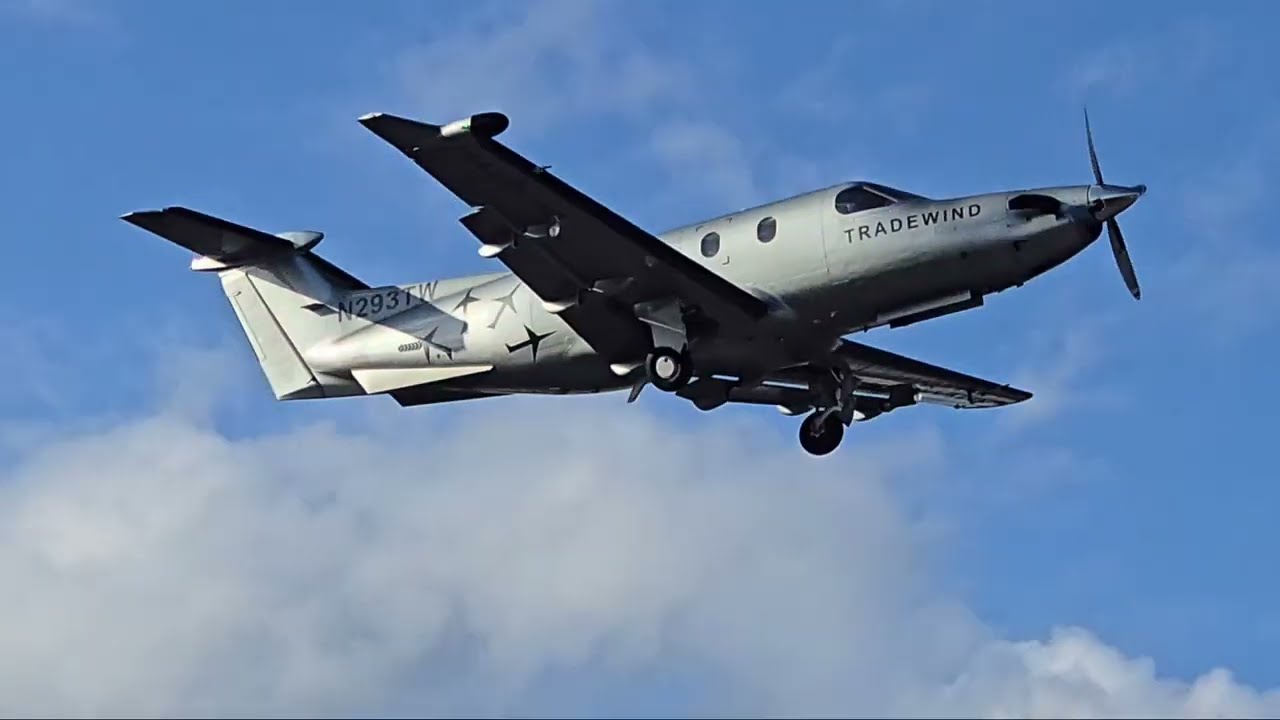Tradewind | PC-12 | N293TW | Takeoff out of Marsh Harbour | 4K 60FPS