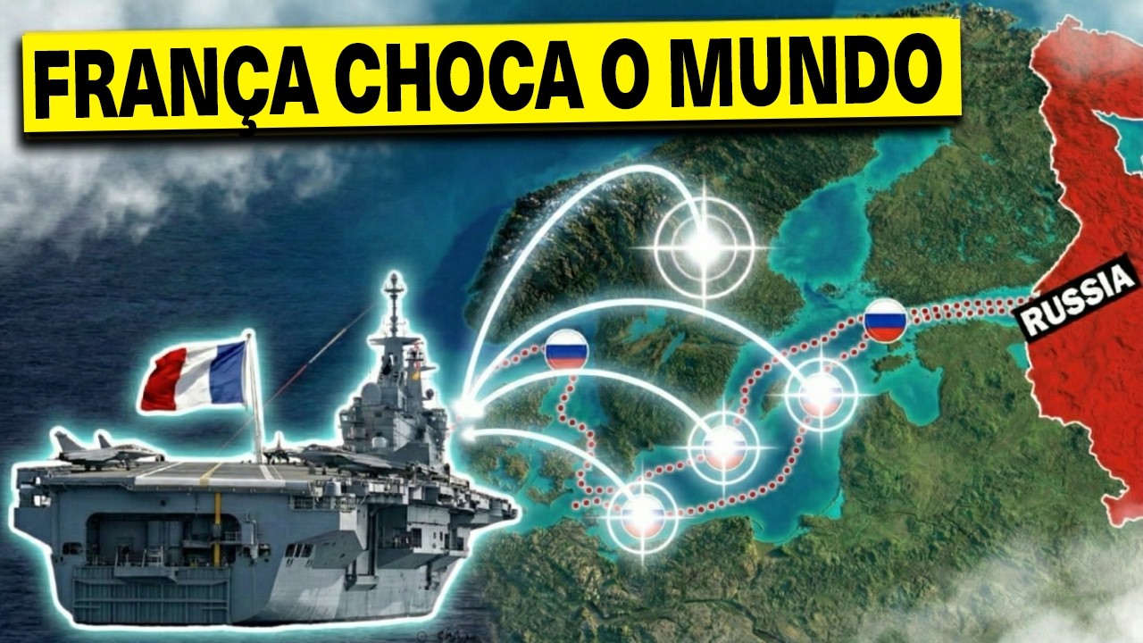 Até os EUA não acreditam no que a França fez de repente pela Ucrânia… Rússia ENCURRALADA