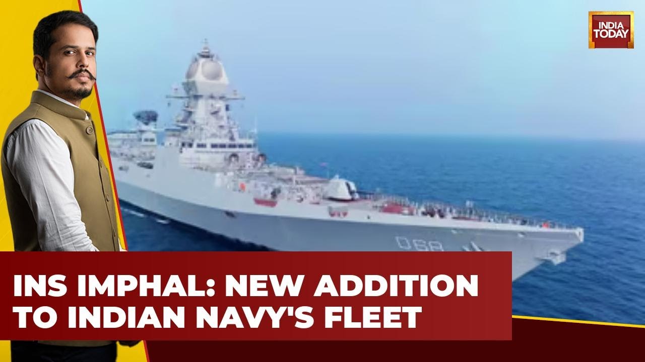 Indian Navy Commissions New Stealth Missile Destroyer INS Imphal