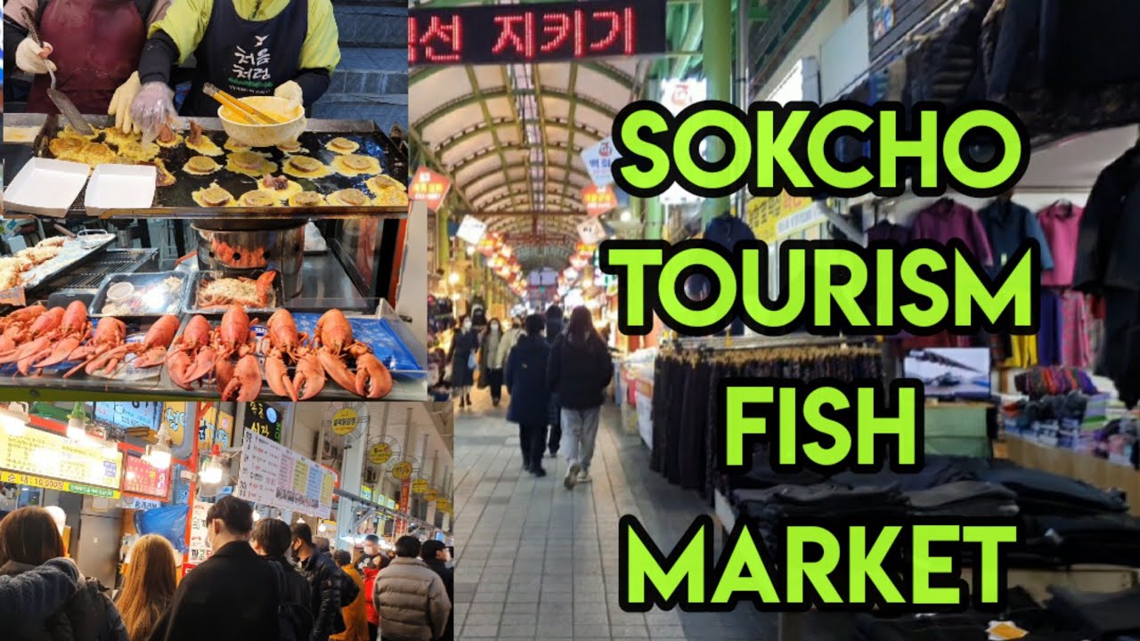 EXPLORING  SOKCHO KWANGWANG SUSAN SIJANG AT KANGWONDO | 속초 관광 수산 시장 강원도