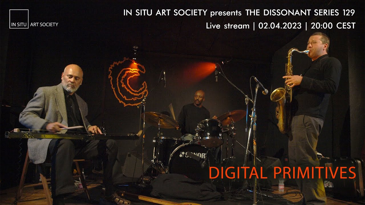 Live stream: Digital Primitives (Assif Tsahar / Cooper-Moore / Michael Thompson) – Bonn, 02.04.2023