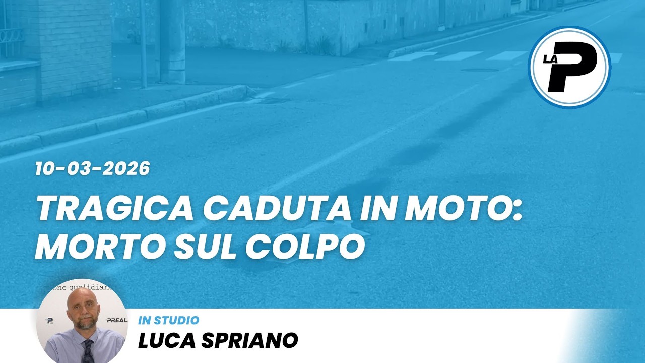TG Prealpina 10/03/2026 | Tragica caduta in moto: morto sul colpo
