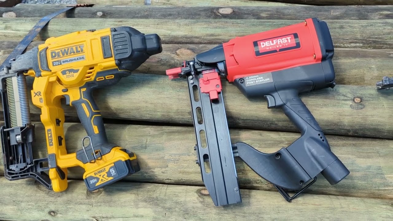 Locust Post Cordless Fence Stapler Test