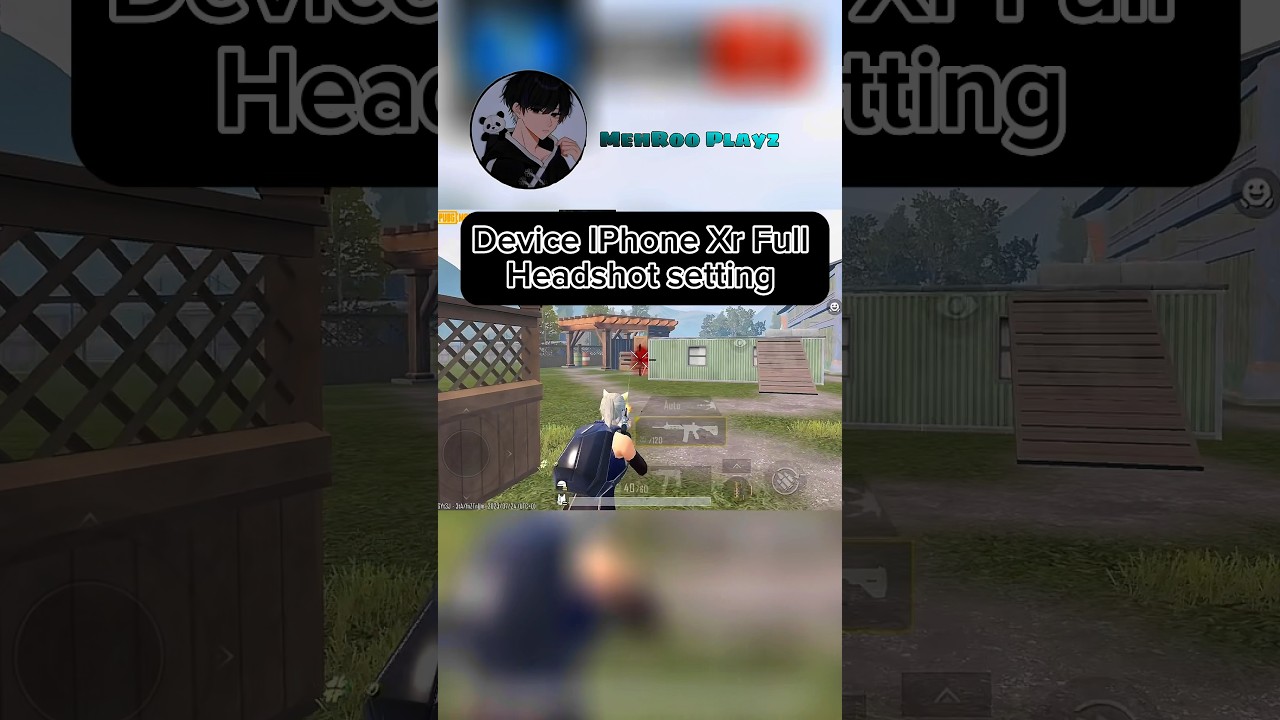 Device iPhone xr headshot settings #tdm #pubgmobile #bgmi
