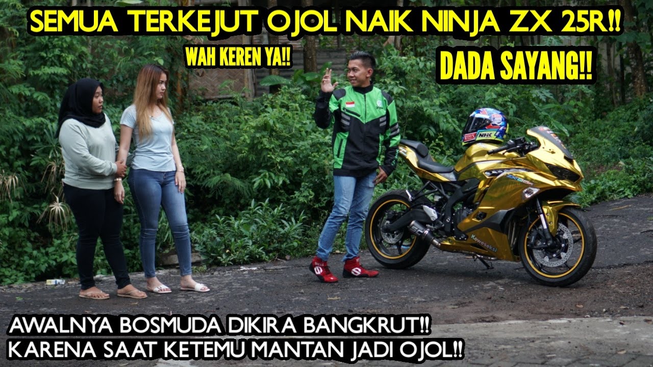 BOS MUDA DIKIRA OJOL DIHINA MANTAN PACARNYA!!Setelah tau naik ninja zx mantannya malah terkejut!!
