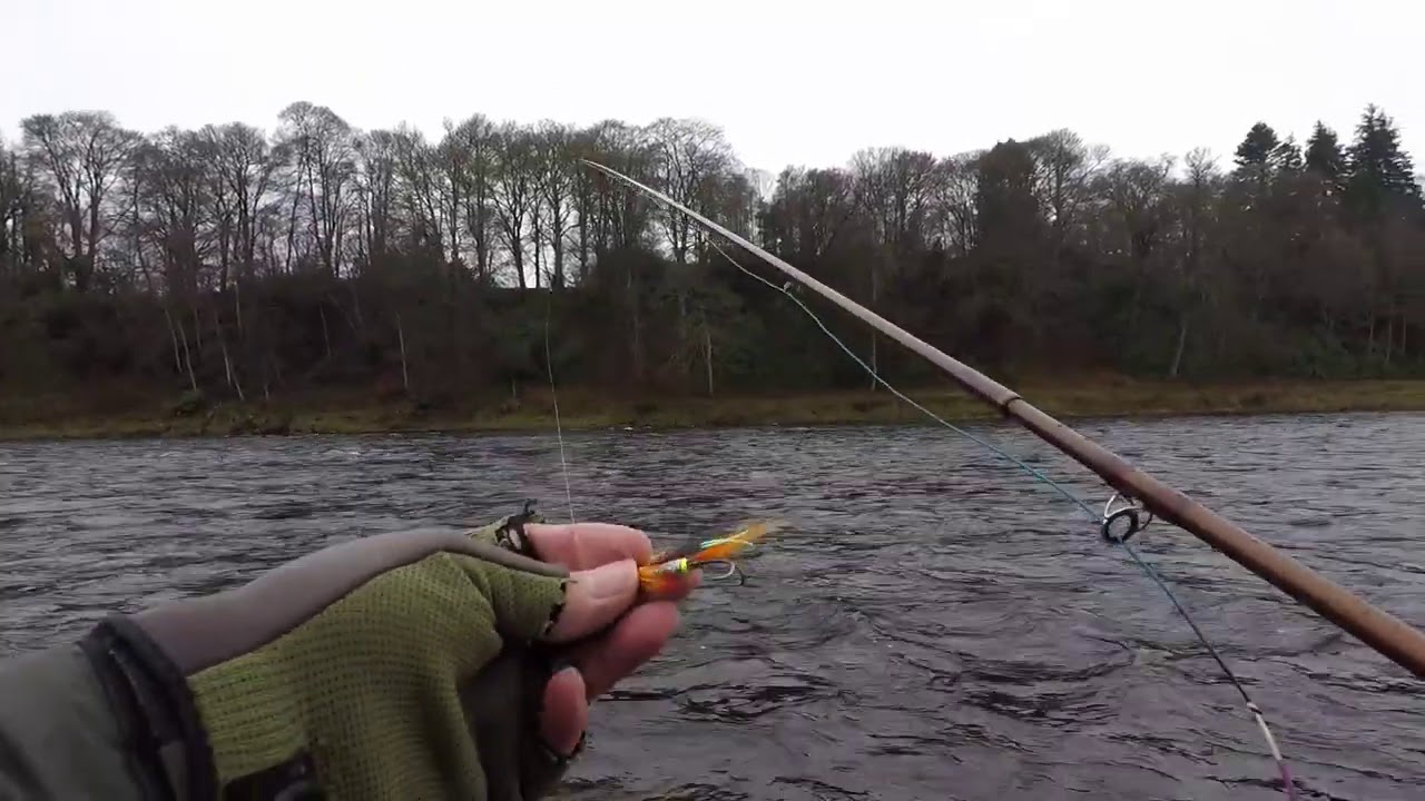 Salmon fishing on the river Tay at Murthly