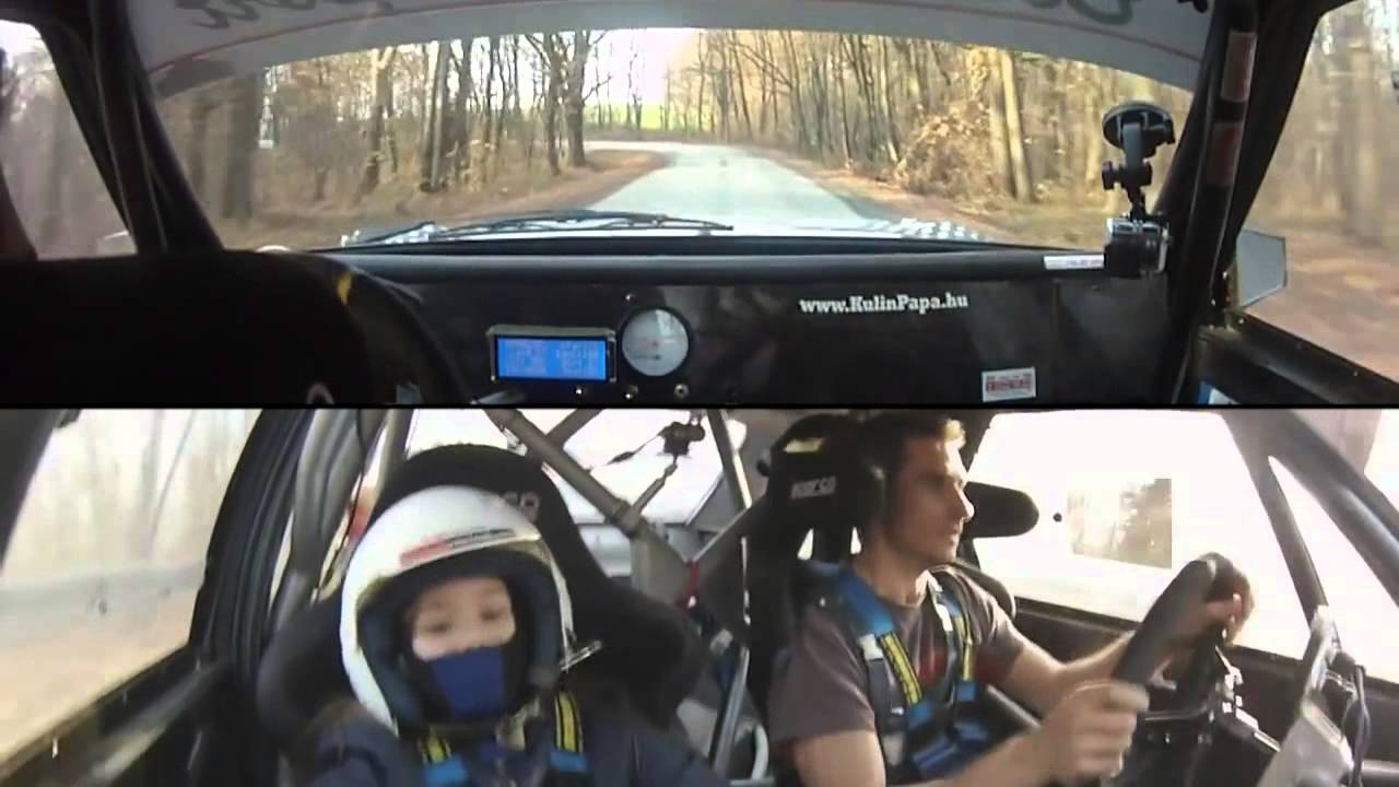 Michaela ( age 10 ) with amazing rally driver Jozef Beres ( Audi S1 )