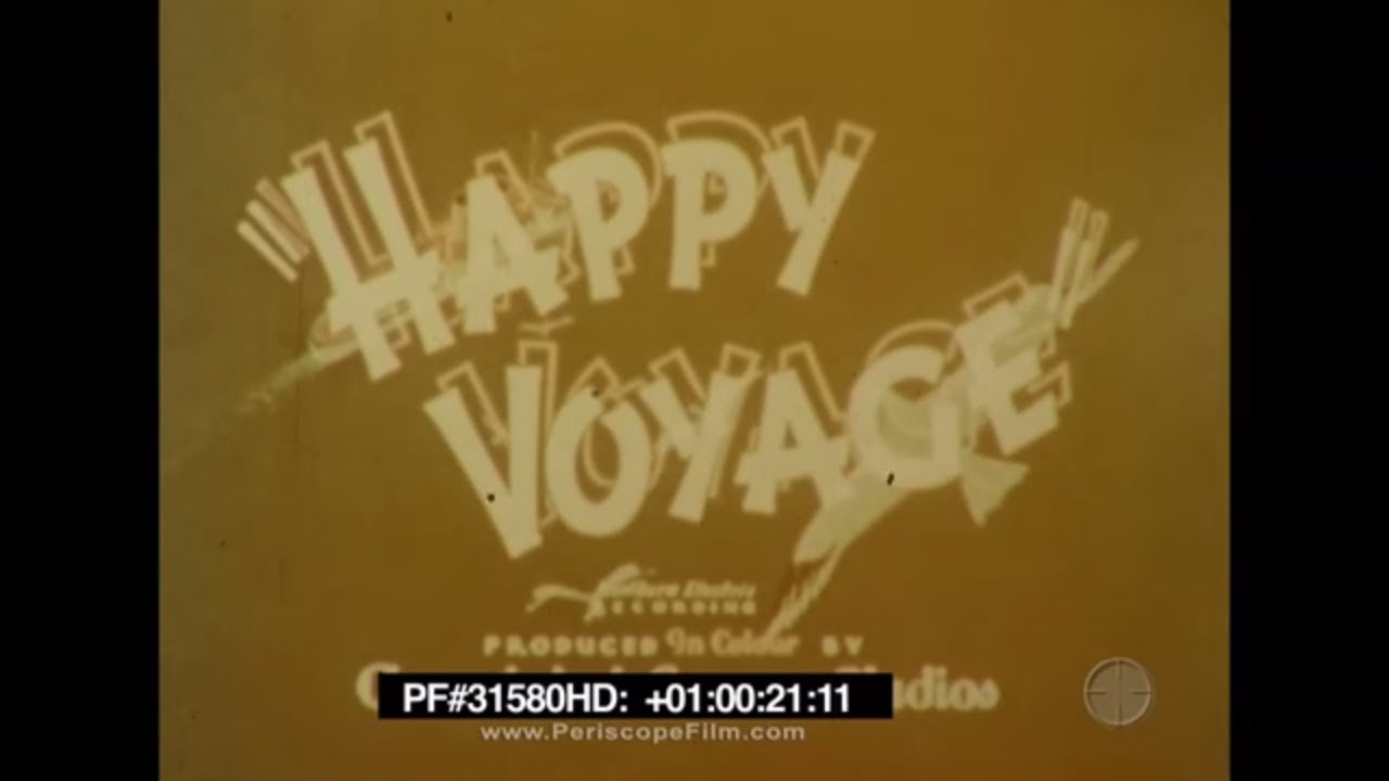 Happy Voyage - 1948 Canadian Pacific Travelogue, England, Canada Quebec City 31580 HD