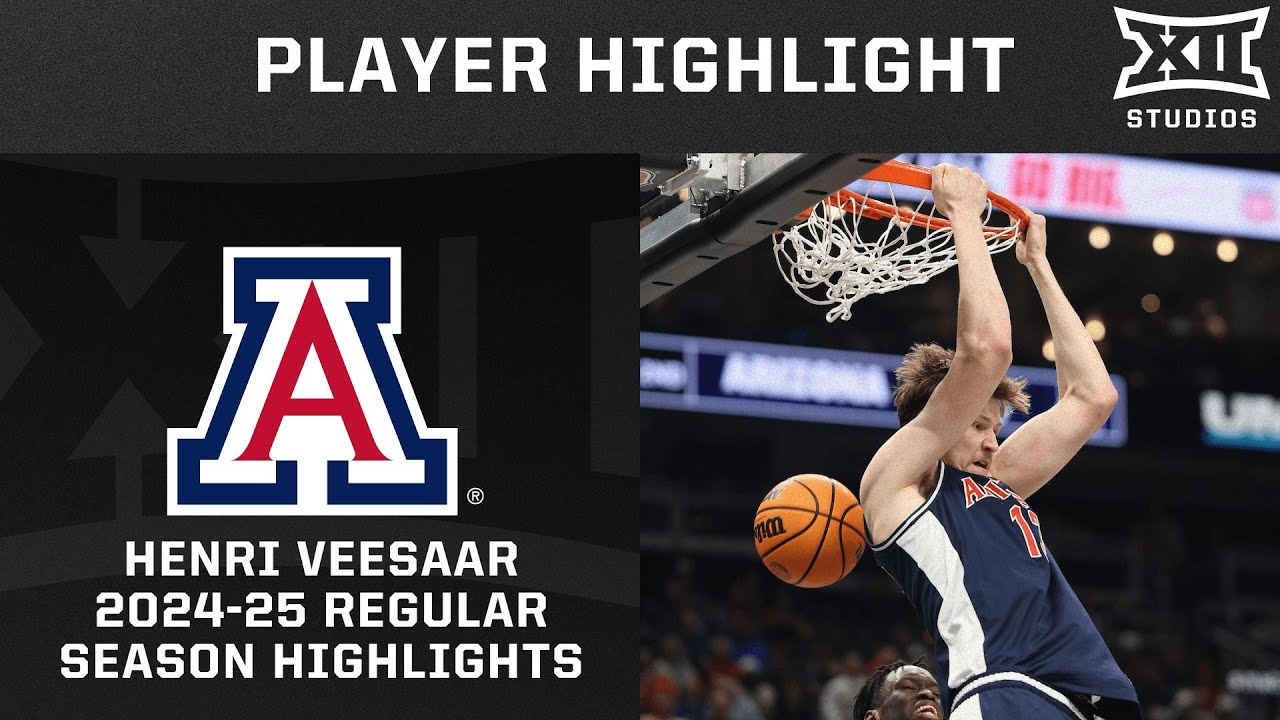 Henri Veesaar 2024-25 Regular Season Highlights | Big 12 Basketball