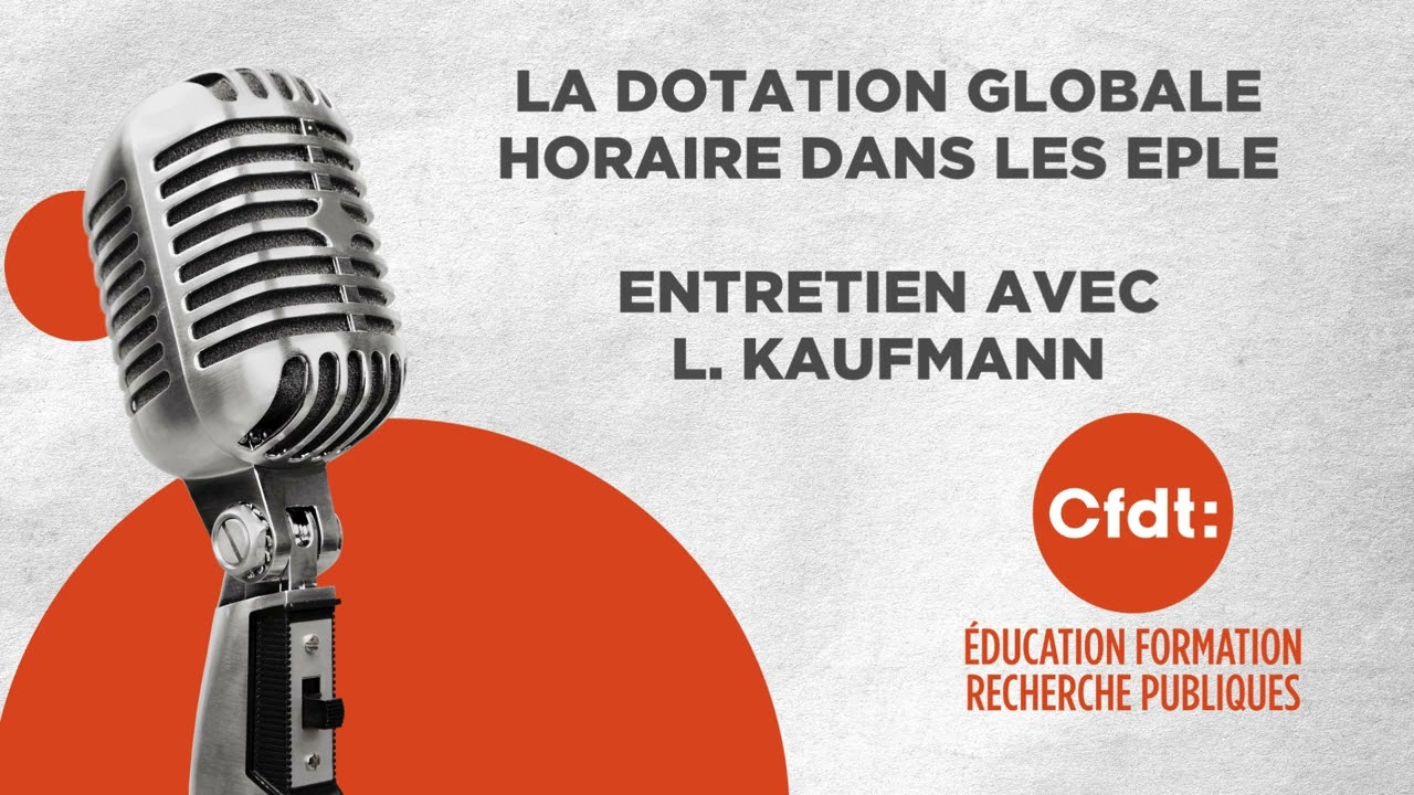 Podcast : DHG dans les #colleges  et #lycées. Entretien avec Laurent Kaufmann #education #dgh