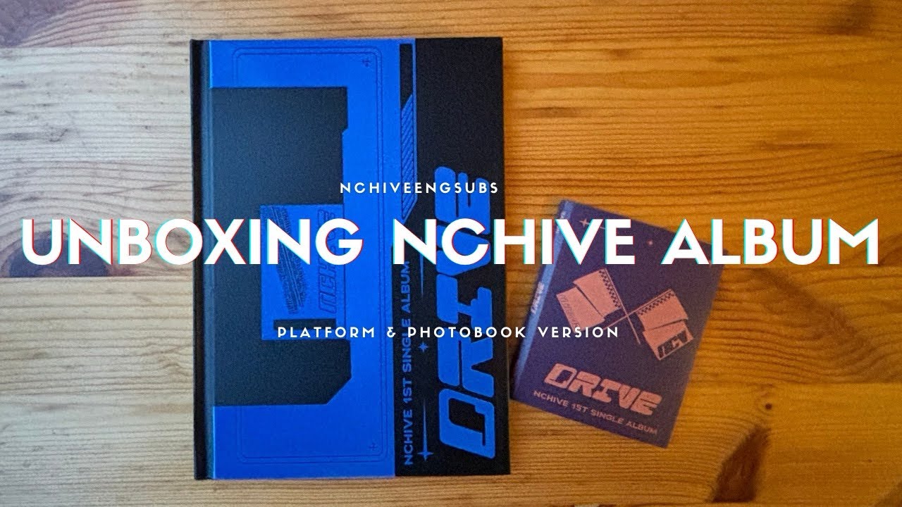 Unboxing NCHIVE “drive” albums * photobook & platform version