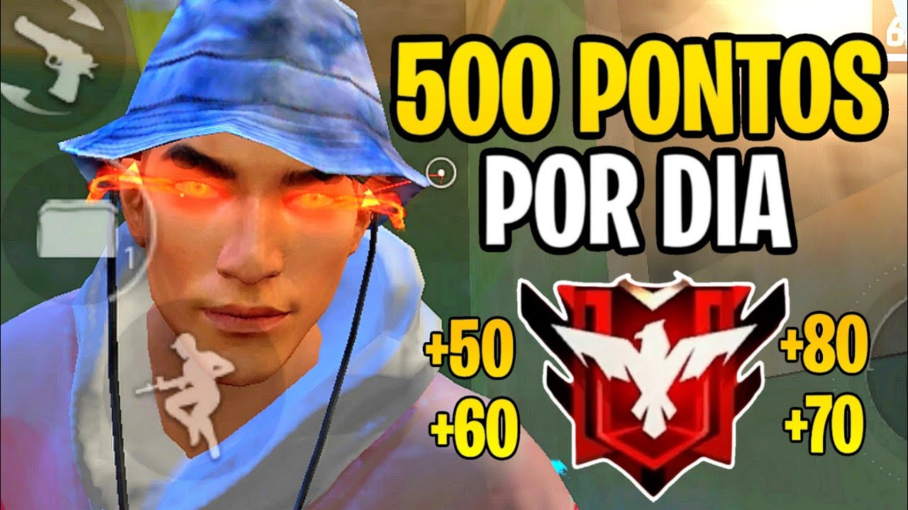COMO GANHAR MUITO PONTO NA RANQUEADA DO FREE FIRE! (ATUALIZADO 2024)