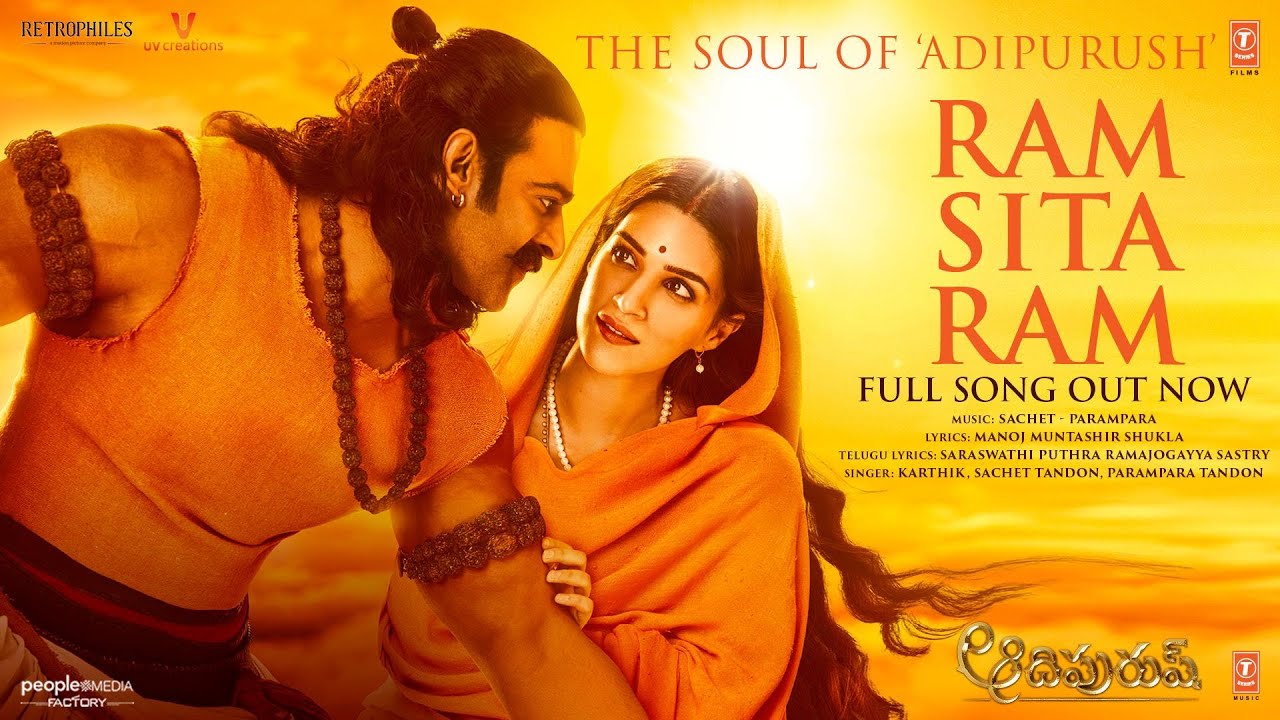 Full Video: Ram Sita Ram -Adipurush | Prabhas,Kriti |Sachet Parampara, Ramajogayya