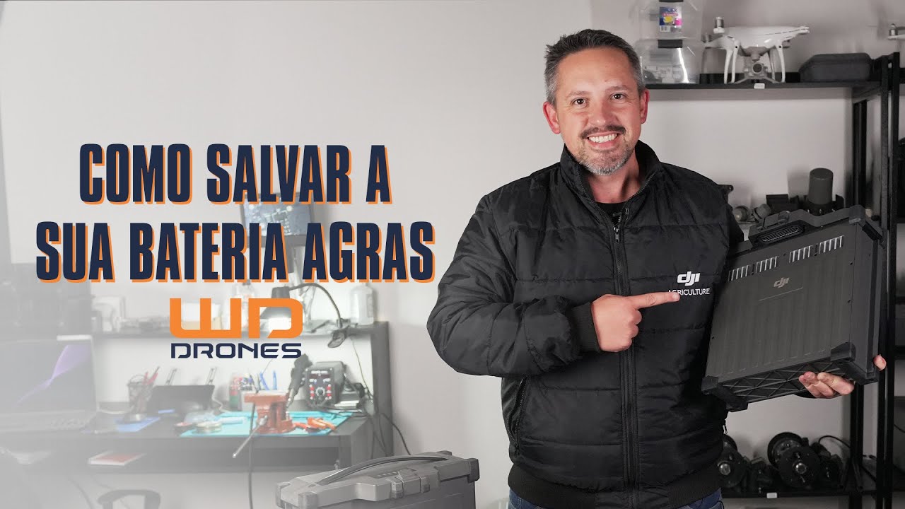 Como salvar a sua Bateria Agras de Drones Agrícolas de Pulverização da DJI