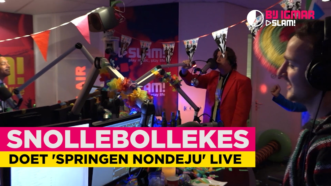 Snollebollekes doet 'Springen Nondeju' live! #CARNAVAL | Bij Igmar