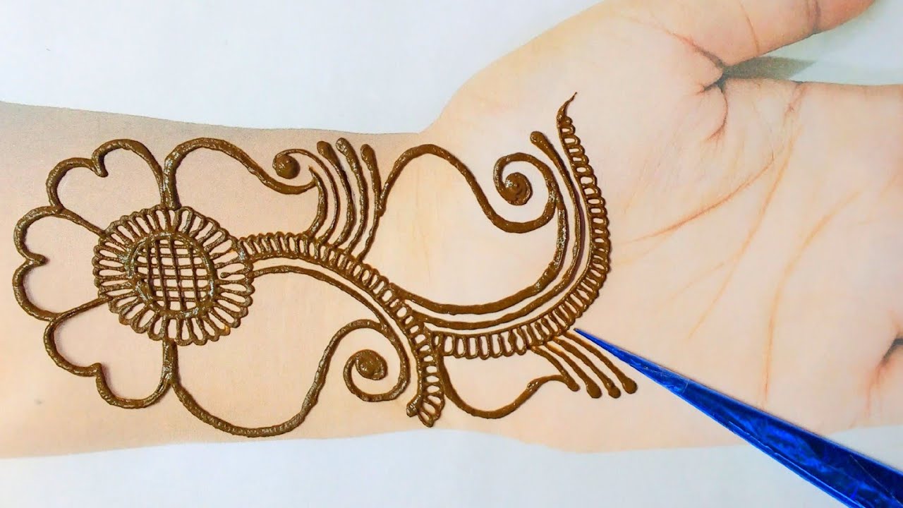 Diwali Special Simple Mehandi ki Design 2020| Latest Beautiful & Easy Mehndi Design for Front Hands