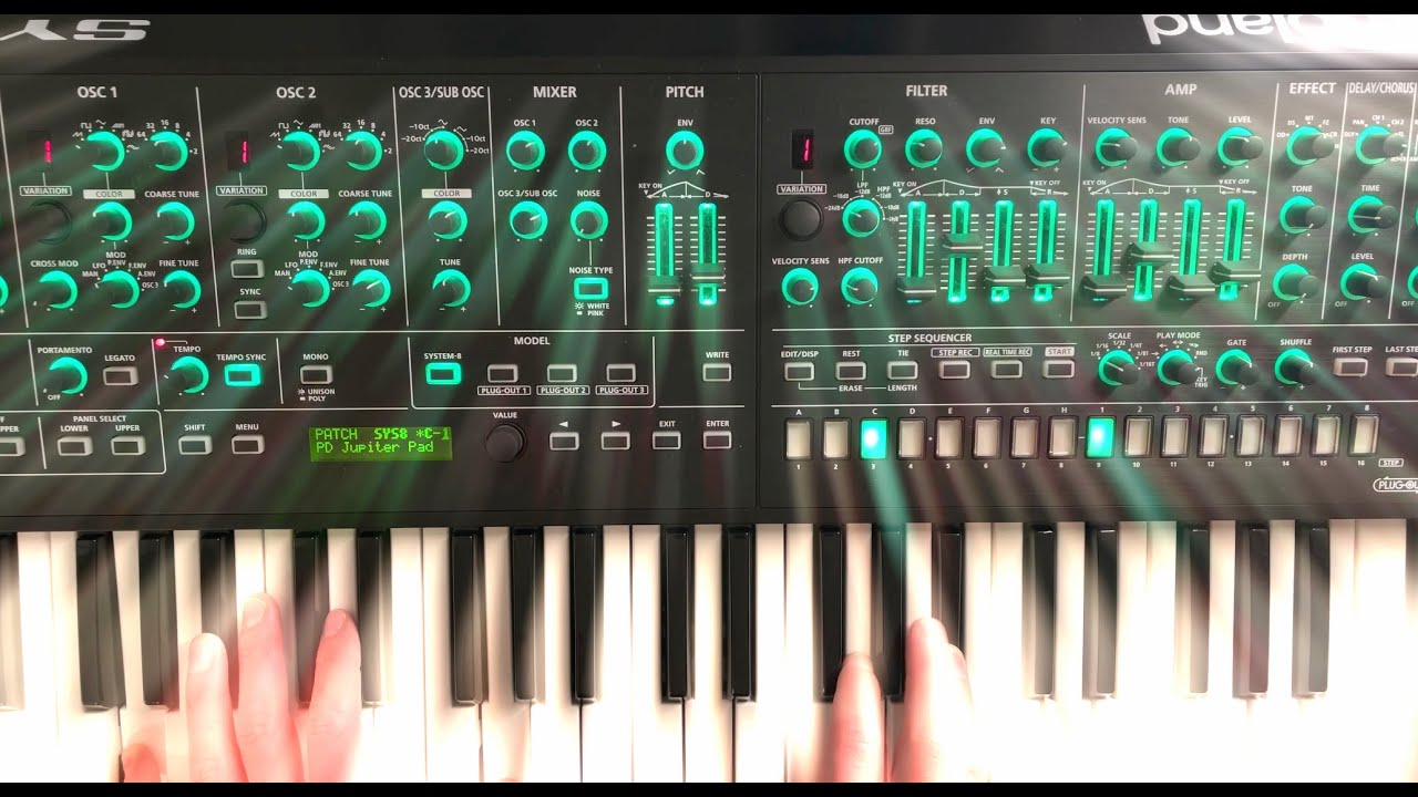SYSTEM-8 Sliced (Roland SYSTEM-8, Boss SL-20, Eventide H9) - 4K