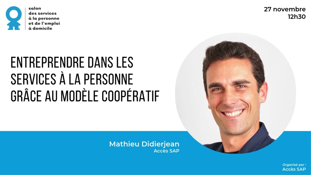 Conférence - Entreprendre dans les services à la personne grâce au modèle coopératif
