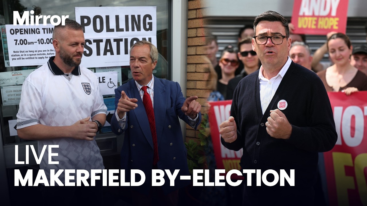 LIVE: Makerfield by-election vote counting BEGINS as Burham battles for MP role