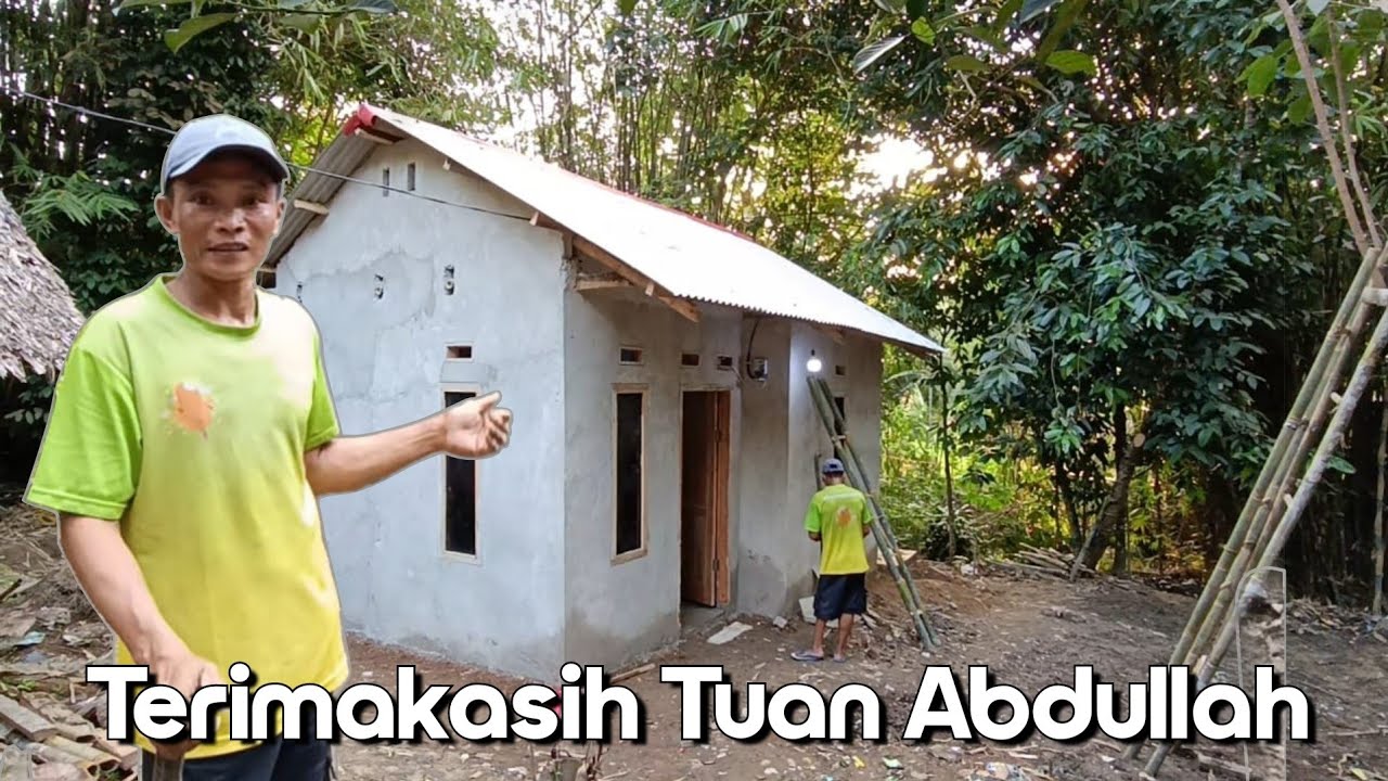 inilah KABAR BANGUNAN RUMAH PAK WAWAN DARI REZEKI UANG YANG KAMI TERIMA