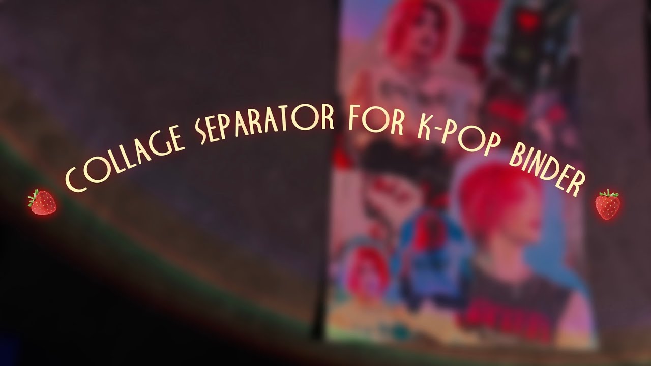 𓆩♡𓆪 handmade separator for k-pop binder || делаю разделитель для биндера своими руками  𓆩ꨄ︎𓆪