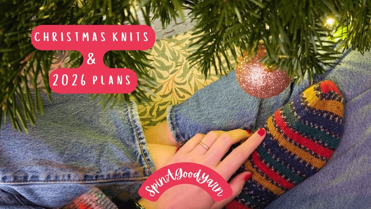 Vlogmas Ep8 │ Finishing My Christmas Knits!│ 21st-24th Dec