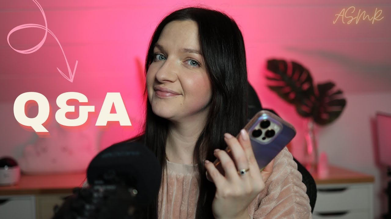 Czy Mam Pracę Poza Internetem? Czy Chcę Mieć Dzieci? 😱 Q & A ❤️ ASMR Po Polsku 4k