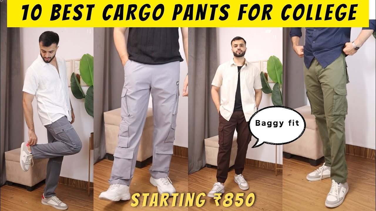 10 *Best* Cargo Pants For College | College Series Pt. 5 | Hemant Harchani