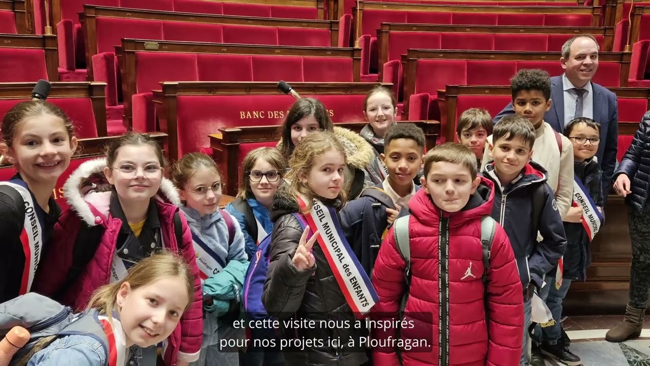 Voeux 2025 des enfants du Conseil municipal de Ploufragan