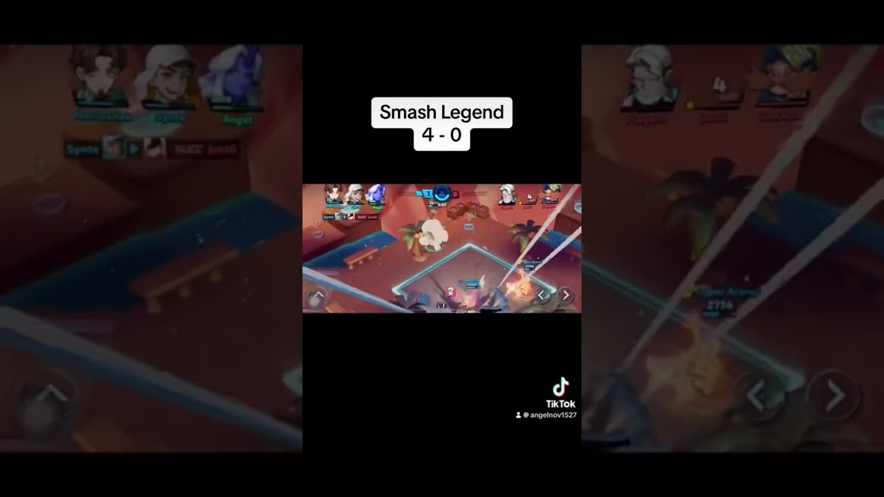 Smash Legend 4 - 0  #smashlegend #smashlegendsgameplay #games #gamers #viral #shorts #girl