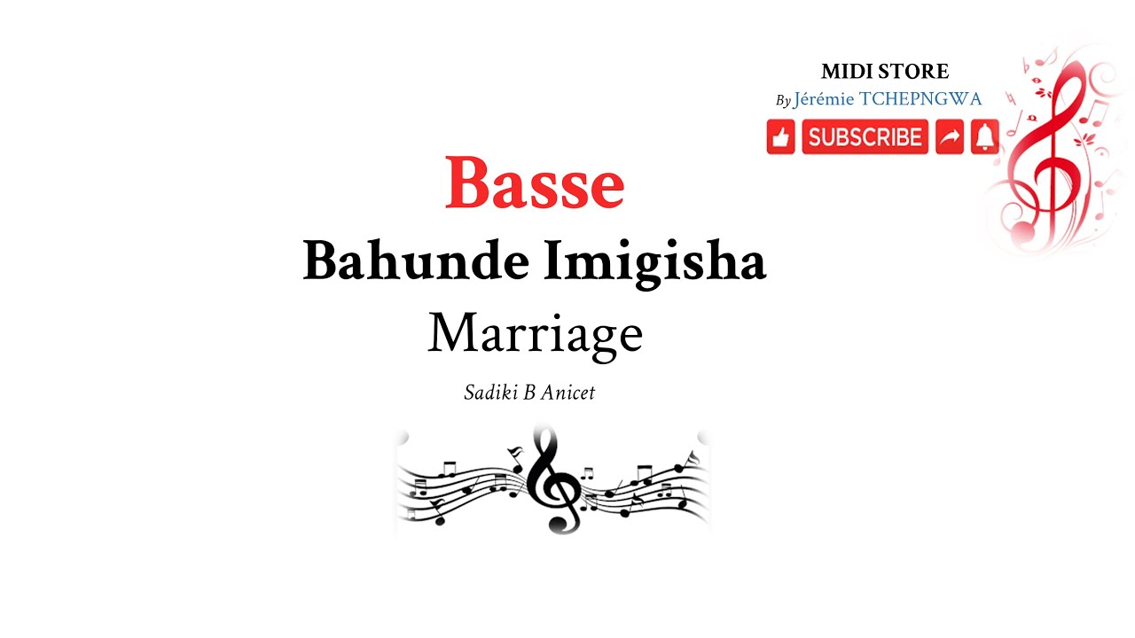 Bahunde Imigisha - Chant de Noces - Sadiki B. Anicet - Basse