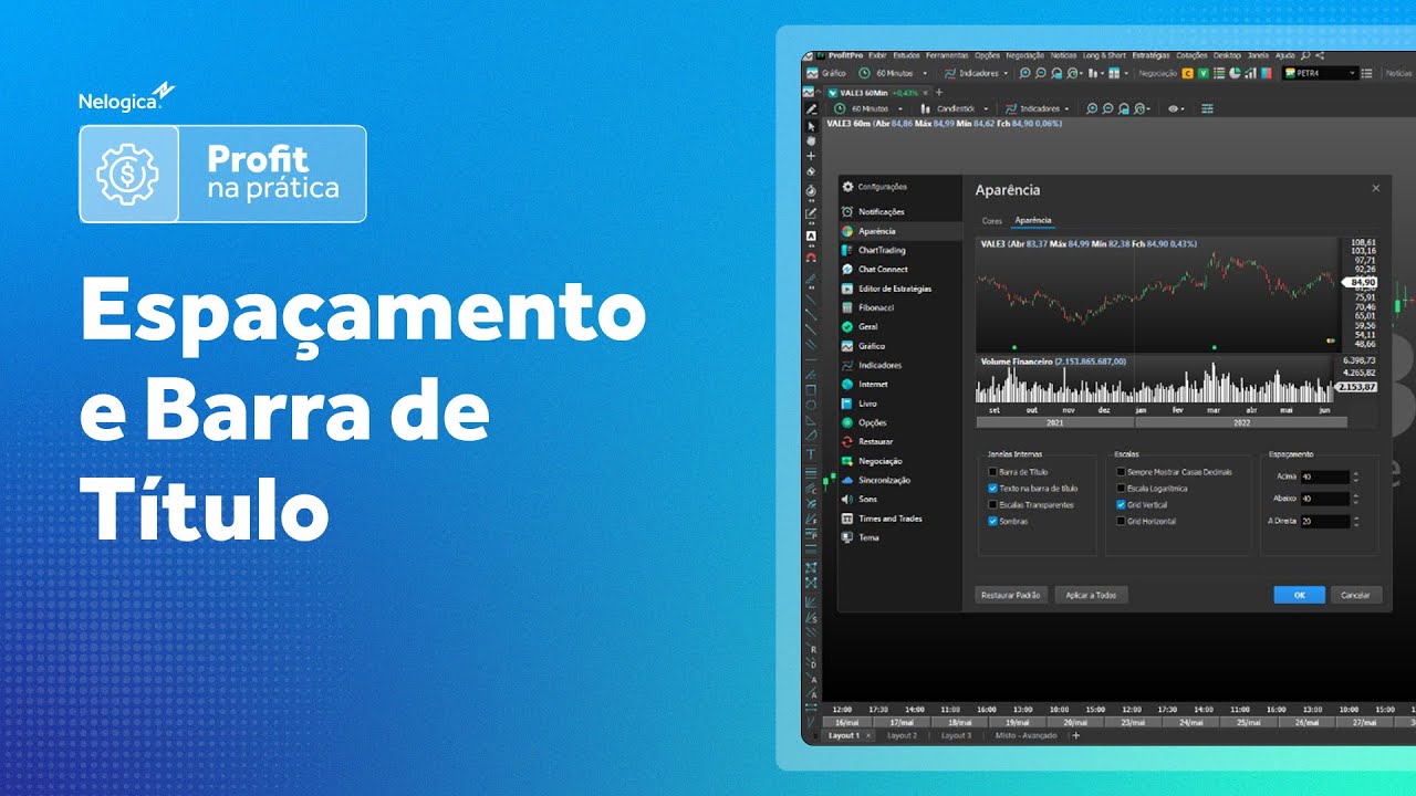 Espaçamento e Barra de Título | Profit na Prática