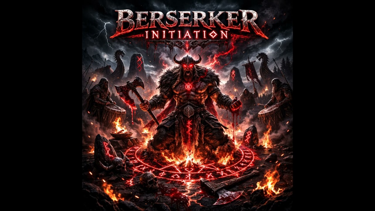 BERSERKER INITIATION 🩸 Hardstyle × Hardtechno (155–160 BPM) | Dark Nordic Industrial