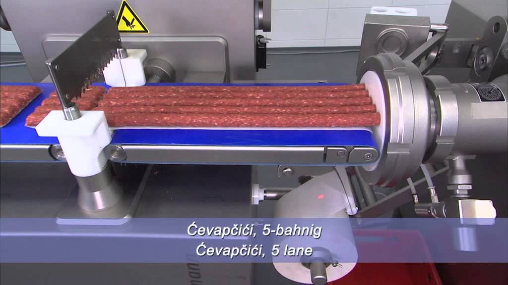 Handtmann Cevapcici with Checkweigher Neptune ESK Grupp