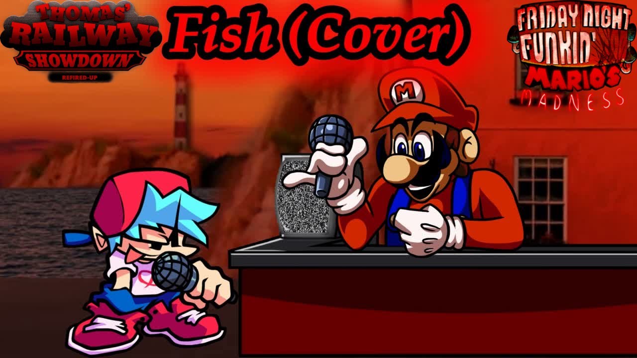 fnf Fish but PromoMario sing it